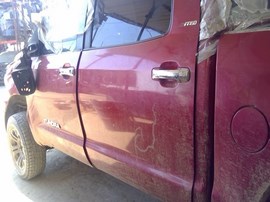 2008 TOYOTA TUNDRA, BURGUNDY, LIMITED MODEL, CREW CAB, 5.7L, AT, 4WD. Z26419

